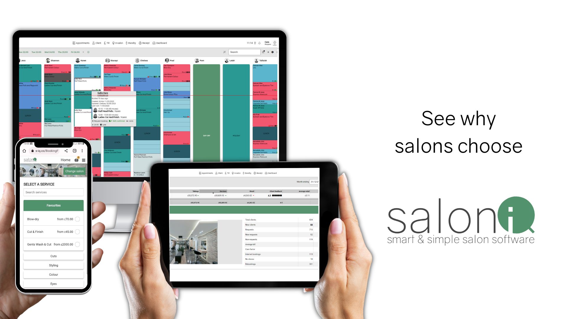 Copy of Why salons choose SalonIQ video slides