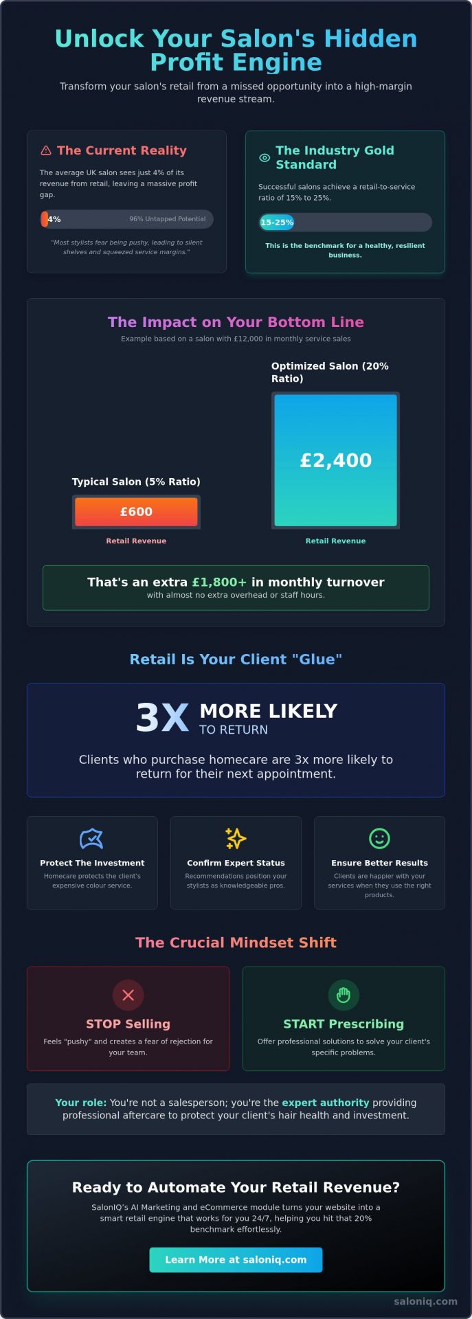 Increasing Salon Retail Sales: The Ultimate UK Guide to Boosting Profit Without Being Pushy